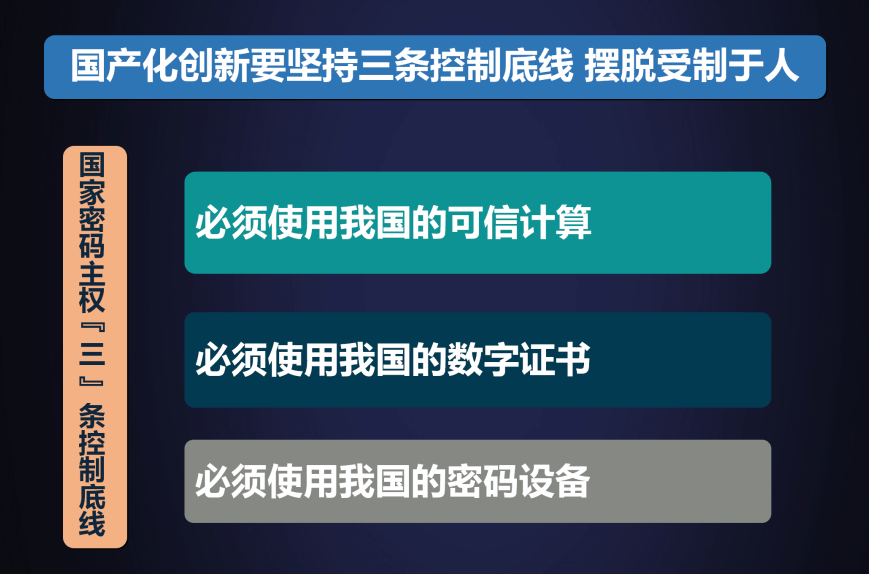 国产化创新要坚持三条控制底线